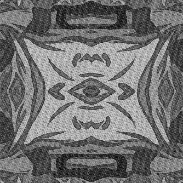 Round Machine Washable Transitional Dark Gray Rug, wshpat2829gry