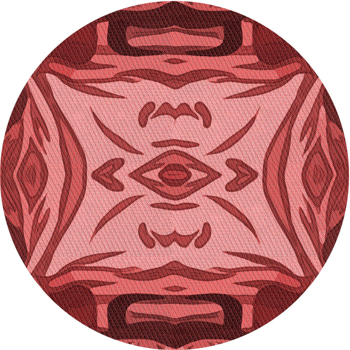 Square Machine Washable Transitional Red Rug in a Living Room, wshpat2829rd