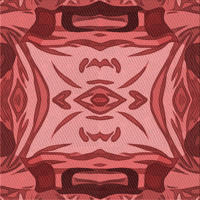 Round Machine Washable Transitional Red Rug, wshpat2829rd