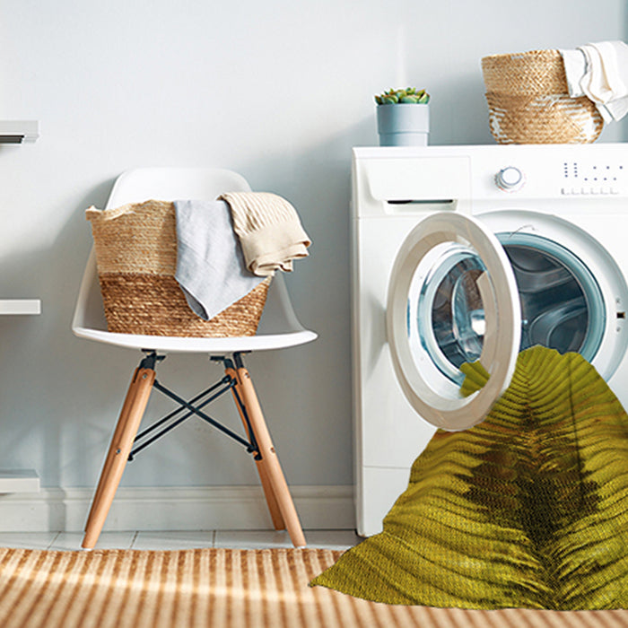 Machine Washable Transitional Dark Bisque Brown Rug in a Washing Machine, wshpat283yw