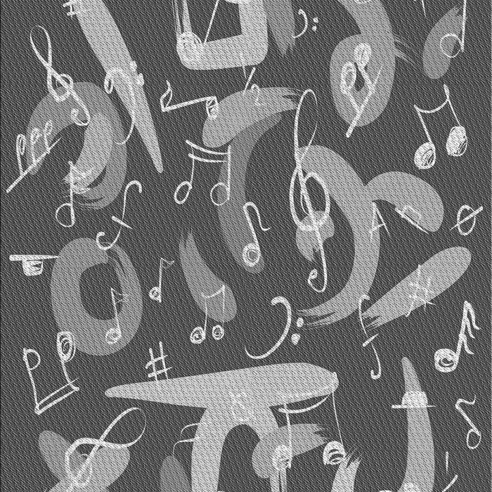 Machine Washable Transitional Gunmetal Gray Rug, wshpat2830gry