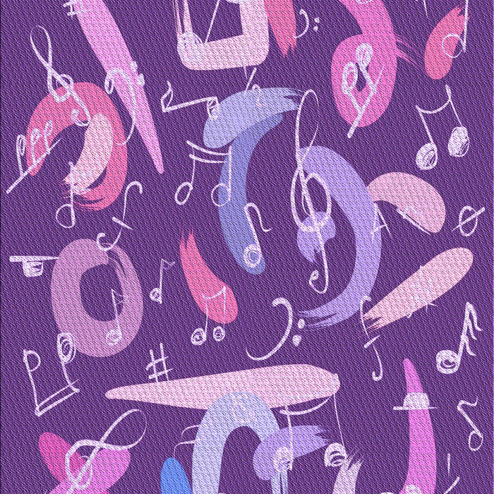 Patterned Purple Rug, pat2830pur