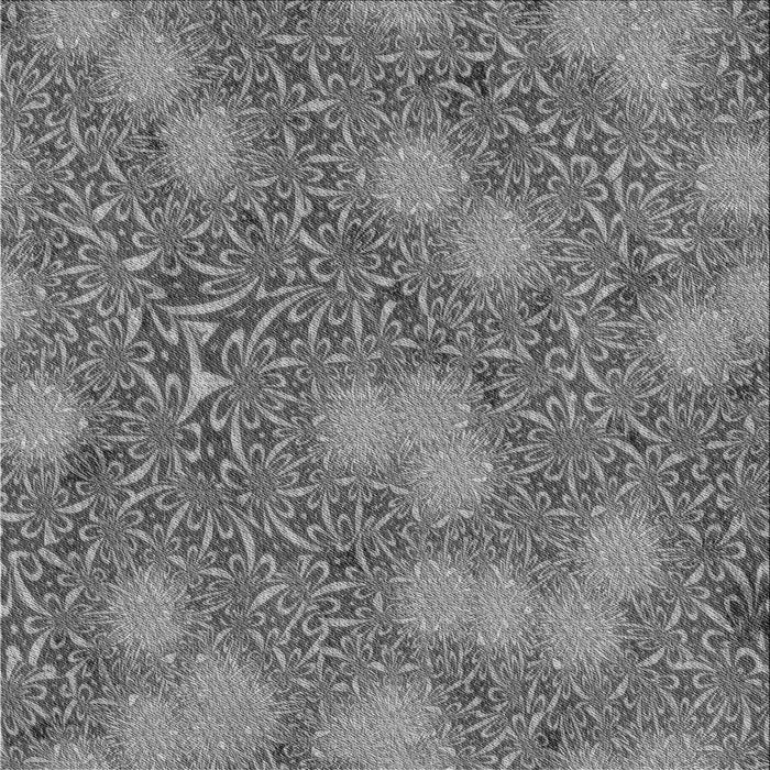 Round Patterned Gray Rug, pat2831gry