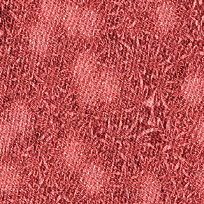 Patterned Red Rug, pat2831rd