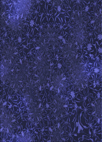 Machine Washable Transitional Night Blue Rug, wshpat2832blu