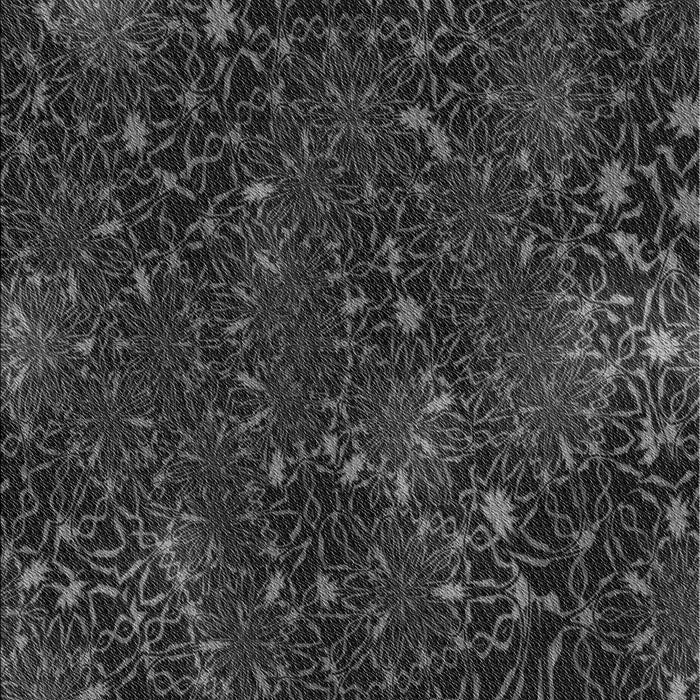 Patterned Midnight Gray Rug, pat2832gry