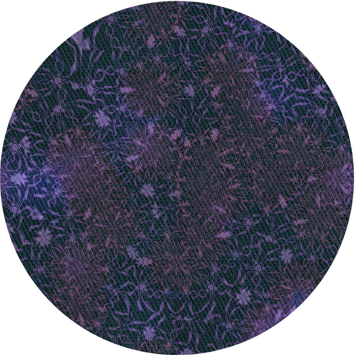 Square Patterned Blue Rug, pat2832lblu