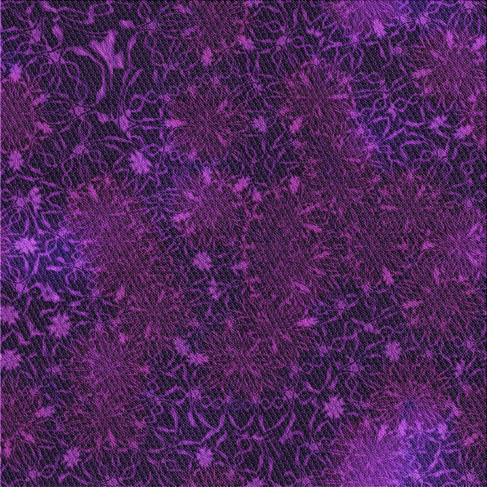 Round Patterned Deep Purple Rug, pat2832pur