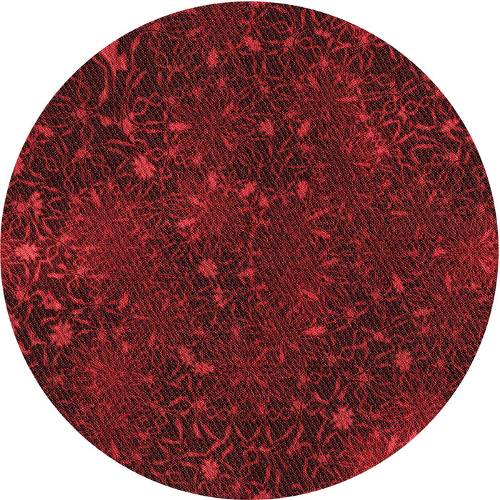 Square Patterned Cranberry Red Rug, pat2832rd