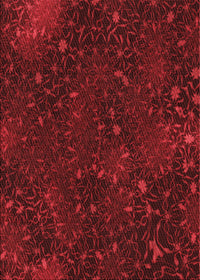 Machine Washable Transitional Cranberry Red Rug, wshpat2832rd