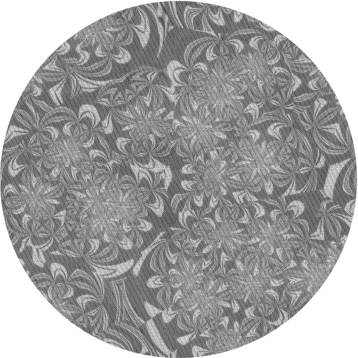 Square Patterned Gray Rug, pat2833gry