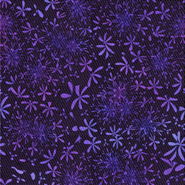 Round Patterned Deep Purple Rug, pat2834pur