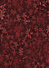 Patterned Saffron Red Rug, pat2834rd