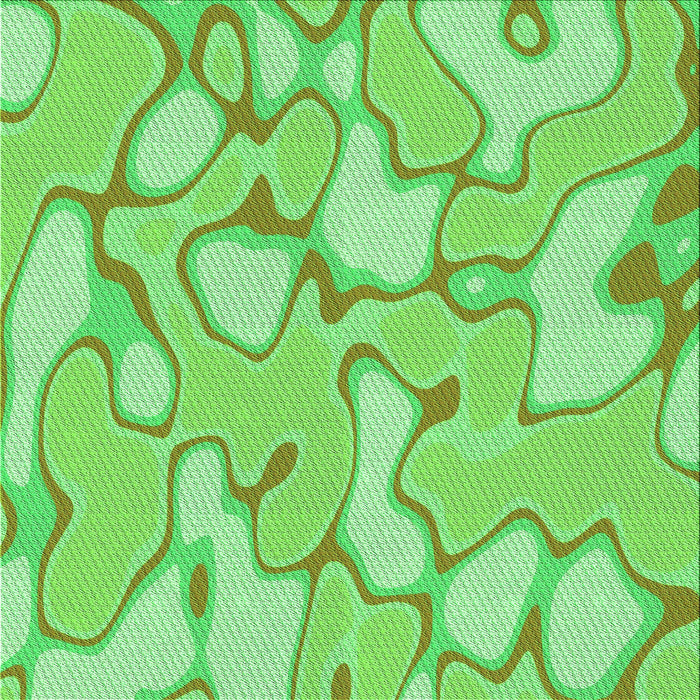 Round Patterned Green Rug, pat2835grn