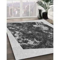 Patterned Silver Gray Rug, pat2836gry