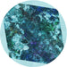 Square Patterned Teal Green Rug, pat2836lblu