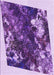 Machine Washable Transitional Bright Purple Rug, wshpat2836pur