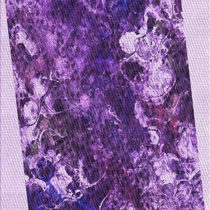 Machine Washable Transitional Bright Purple Rug, wshpat2836pur