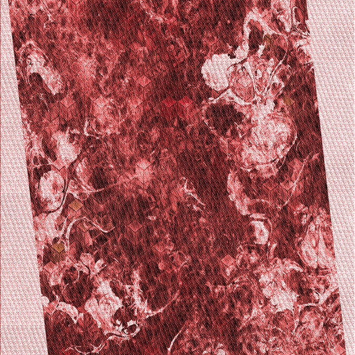 Machine Washable Transitional Pastel Pink Rug, wshpat2836rd