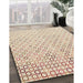 Machine Washable Transitional Moccasin Beige Rug in a Family Room, wshpat2837brn