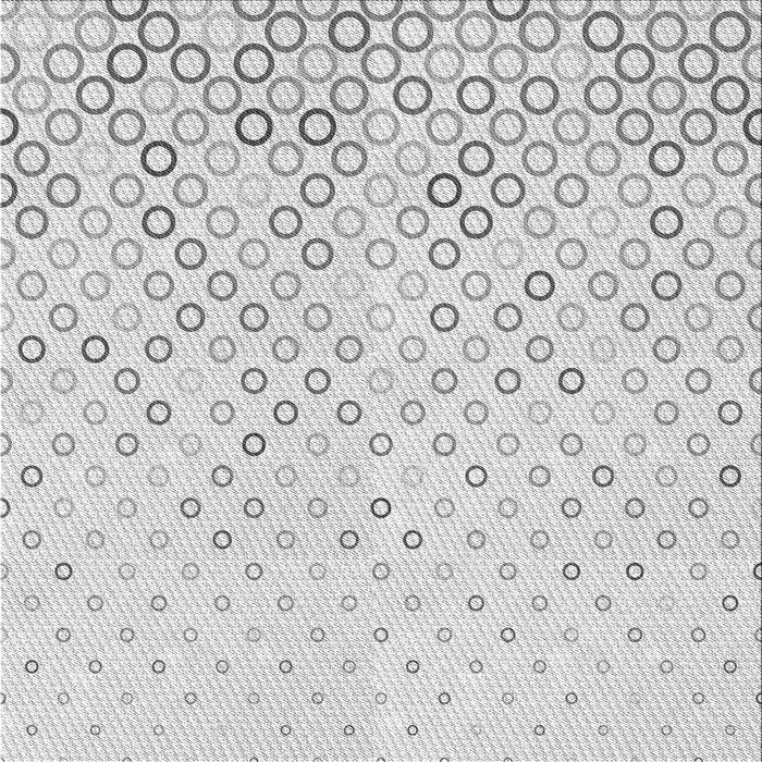 Round Patterned Platinum Gray Rug, pat2837gry