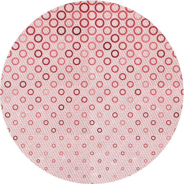 Square Patterned Light Rose Pink Rug, pat2837rd