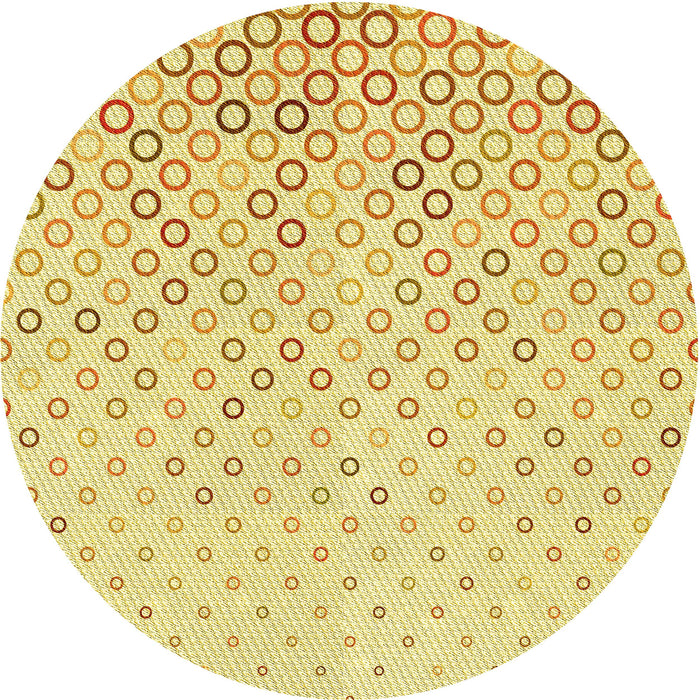 Square Patterned Sun Yellow Rug, pat2837yw