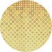 Square Patterned Sun Yellow Rug, pat2837yw