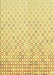 Machine Washable Transitional Sun Yellow Rug, wshpat2837yw