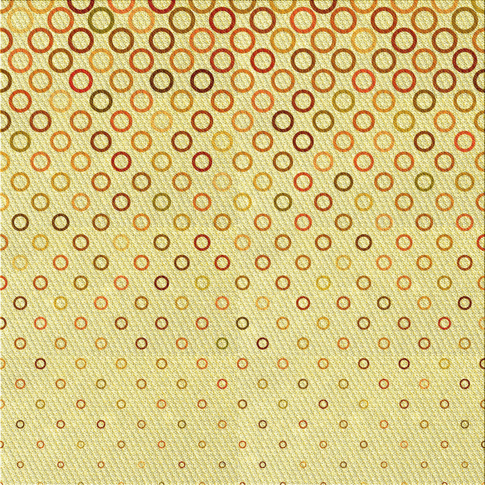 Round Machine Washable Transitional Sun Yellow Rug, wshpat2837yw