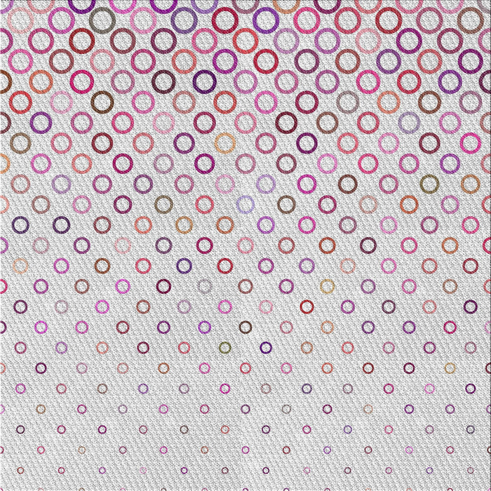 Square Patterned Off-White Novelty Rug, pat2837