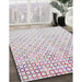 Machine Washable Transitional White Smoke Rug in a Family Room, wshpat2837