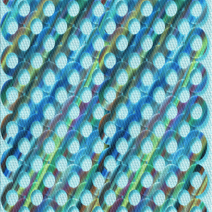 Patterned Deep-Sea Green Rug, pat2838lblu