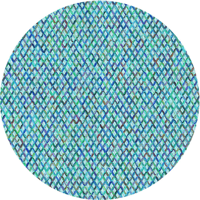 Square Machine Washable Transitional Glacial Blue Ice Blue Rug in a Living Room, wshpat2839lblu