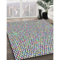 Patterned Purple Novelty Rug, pat2839