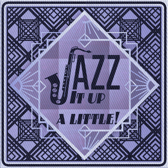 Round Patterned Blue Rug, pat2840blu