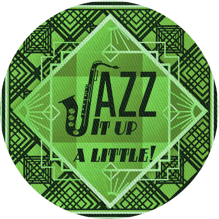 Square Patterned Deep Emerald Green Rug, pat2840grn