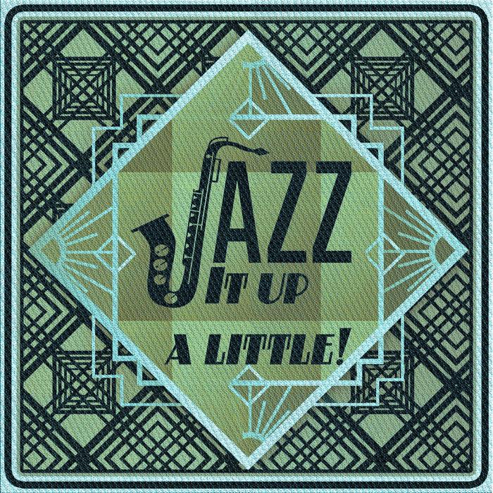 Round Patterned Dark Slate Grey Green Rug, pat2840lblu