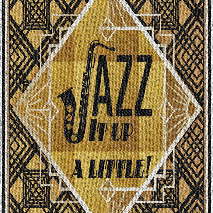 Patterned Chocolate Brown Novelty Rug, pat2840