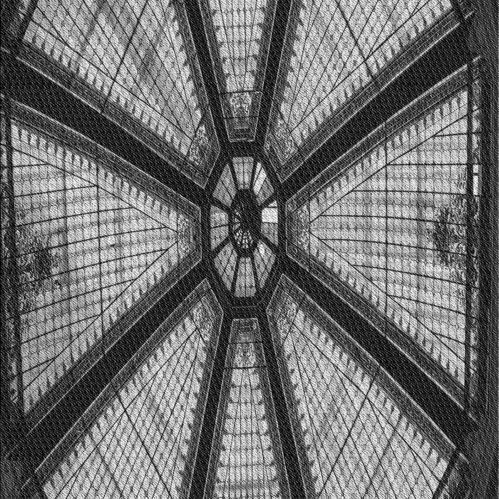 Patterned Dark Gray Rug, pat2841gry