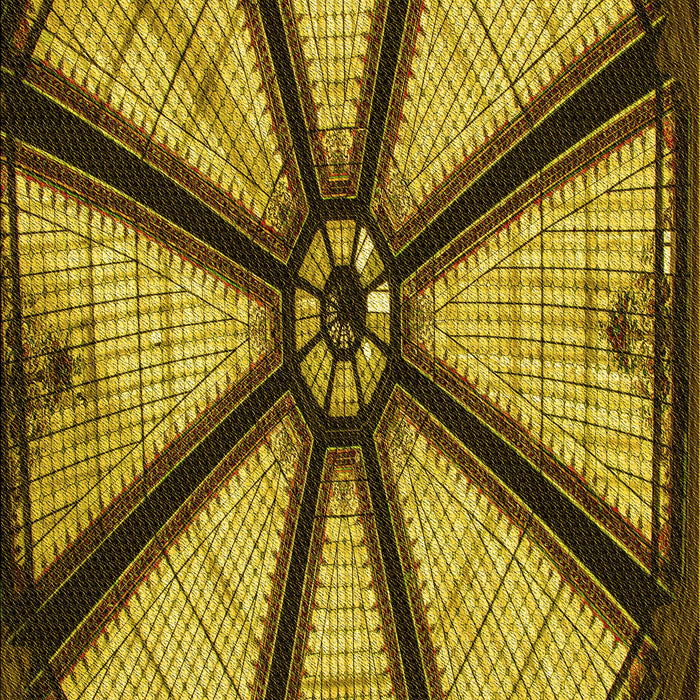 Machine Washable Transitional Bakers Brown Rug, wshpat2841yw