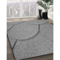 Patterned Smokey Gray Rug, pat2842gry