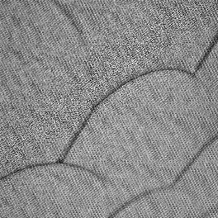 Round Patterned Smokey Gray Rug, pat2842gry