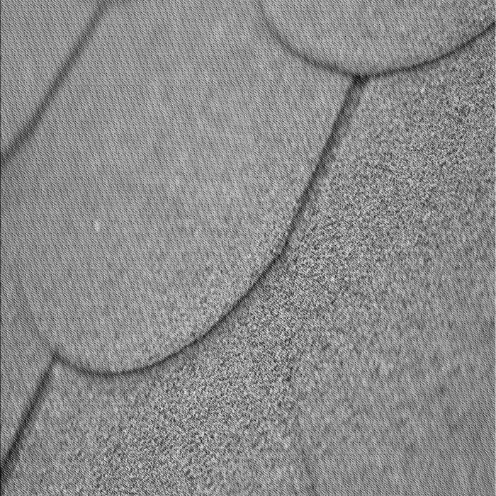 Machine Washable Transitional Smokey Gray Rug, wshpat2842gry