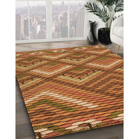 Patterned Orange Rug, pat2843org