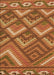 Patterned Orange Rug, pat2843org