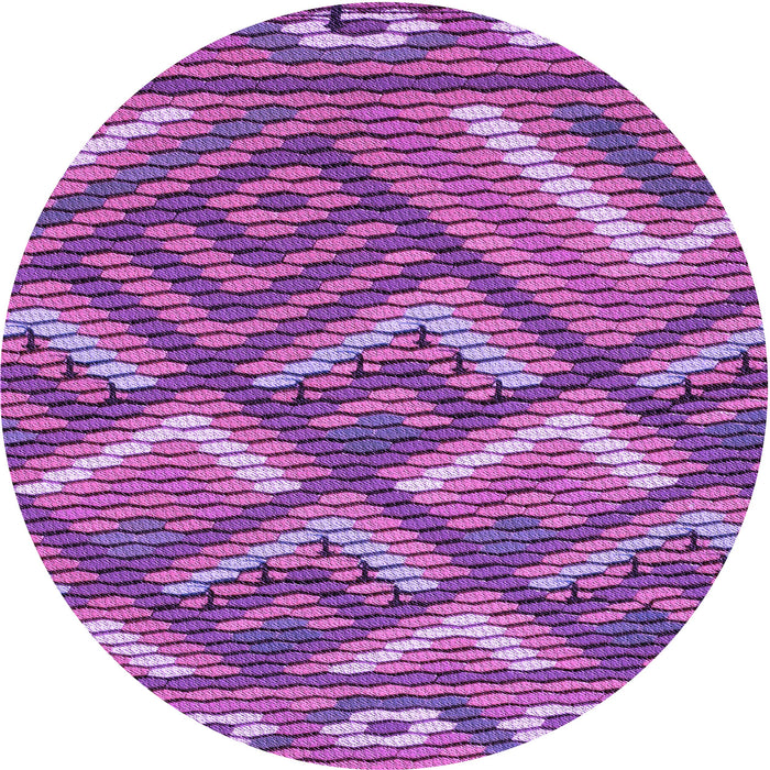 Square Machine Washable Transitional Dark Magenta Purple Rug in a Living Room, wshpat2843pur
