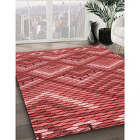 Patterned Red Rug, pat2843rd
