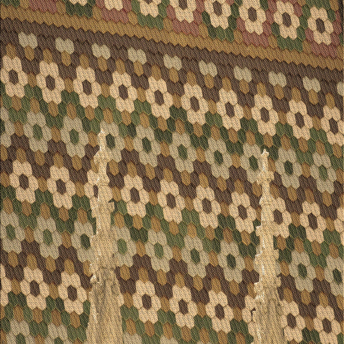 Machine Washable Transitional Golden Gold Rug, wshpat2844brn