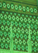 Patterned Green Rug, pat2844grn